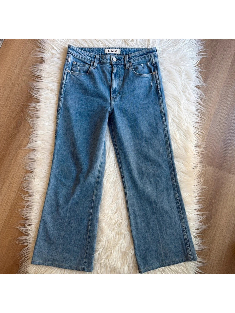 A.M.O. blue denim jeans 27” size 30